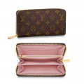 Louis Vuitton Monogram Zippy Wallet Pink