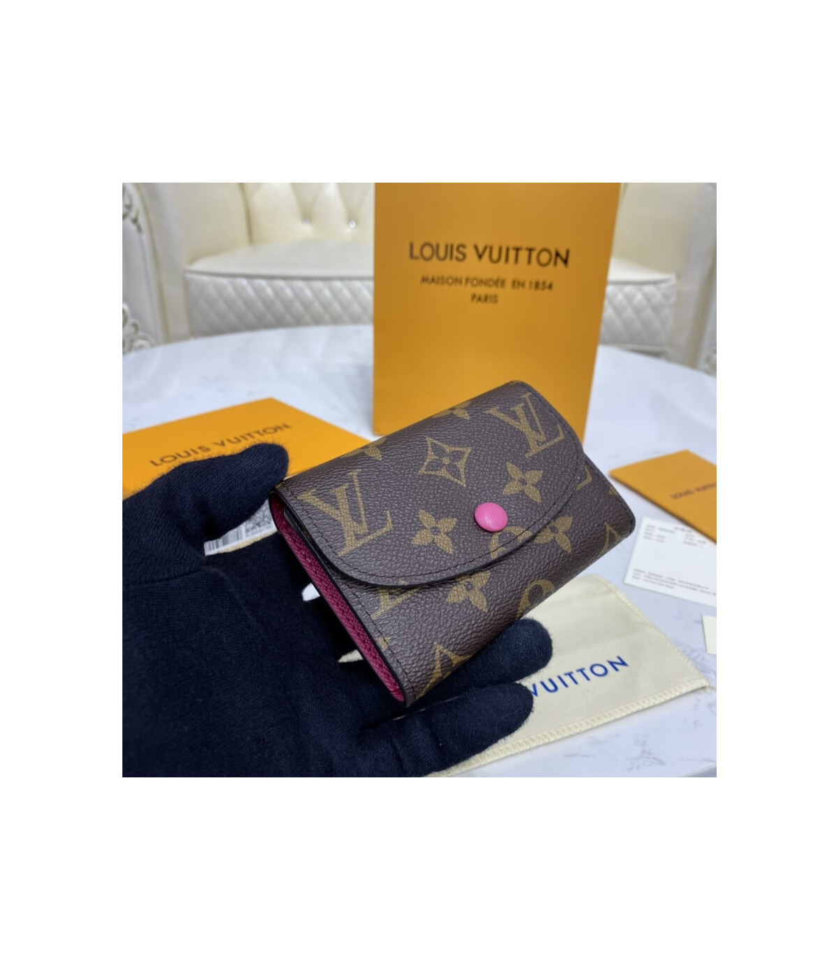 Shop Louis Vuitton MONOGRAM Rosalie coin purse (M82392, M82393