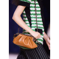 Louis Vuitton Calf Leather Boursicot EW Pouch Bag Orange/Green