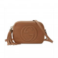 Gucci Soho Small Leather Disco Bag Brown