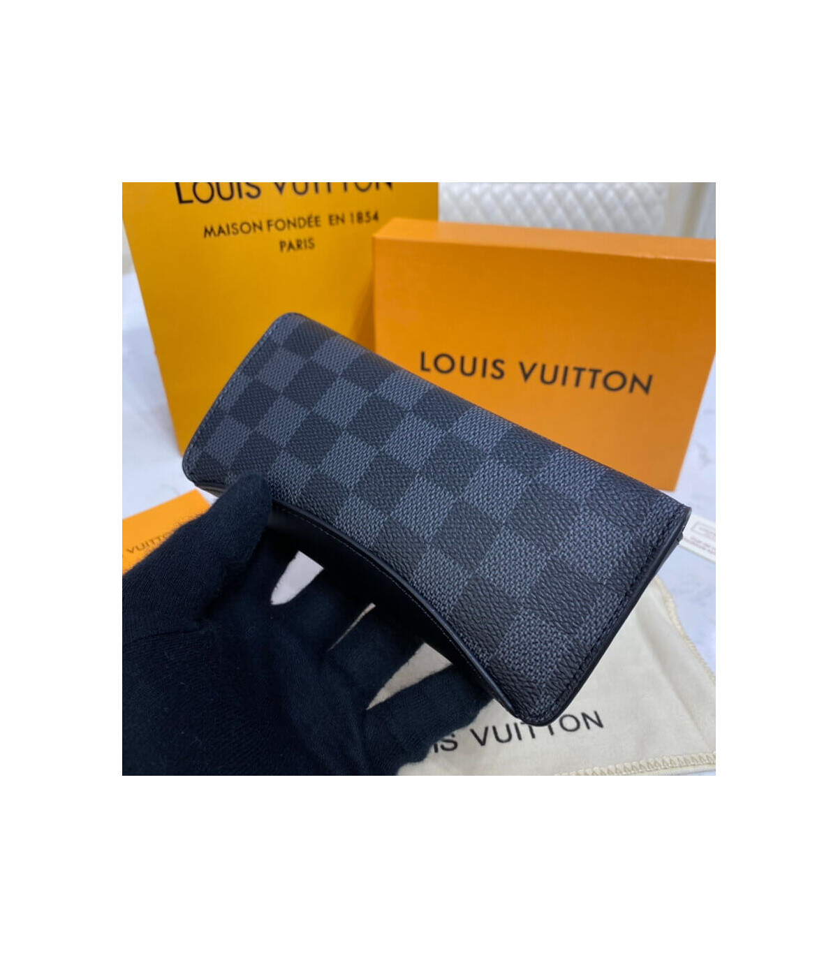LV 自動 腕錶 箱 Louis Vuitton Damien Graphite Watch Winder Case