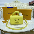 Louis Vuitton Taurillon Leather and Smooth Calfskin Twist PM Yellow