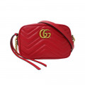 Gucci GG Marmont Matelasse Mini Bag Red