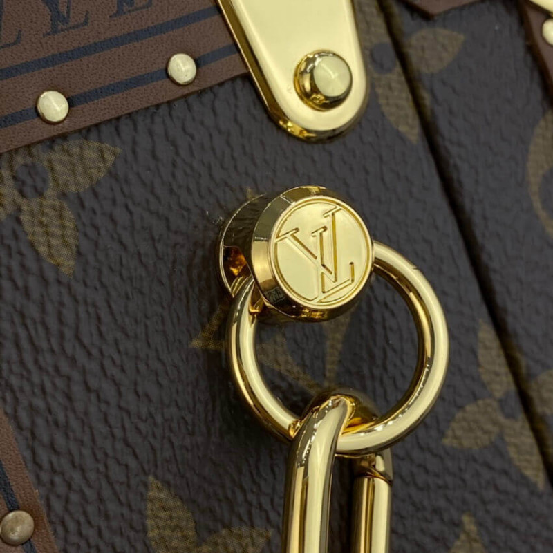 M45673 Louis Vuitton Monogram Coated Coffret Trésor 20 Valisette Trésor