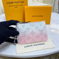 Louis Vuitton Key Pouch in Pink Gradient Mahina Perforated Leather