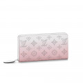 Louis Vuitton Zippy Wallet in Pink Gradient Mahina Perforated Leather