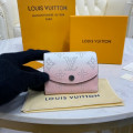 Louis Vuitton Iris XS Wallet in Pink Gradient Mahina Perforated Leather