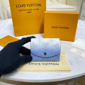 Louis Vuitton Iris XS Wallet in Blue Gradient Mahina Perforated Leather