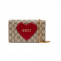 Gucci Valentine's Day Chain Card Case Wallet
