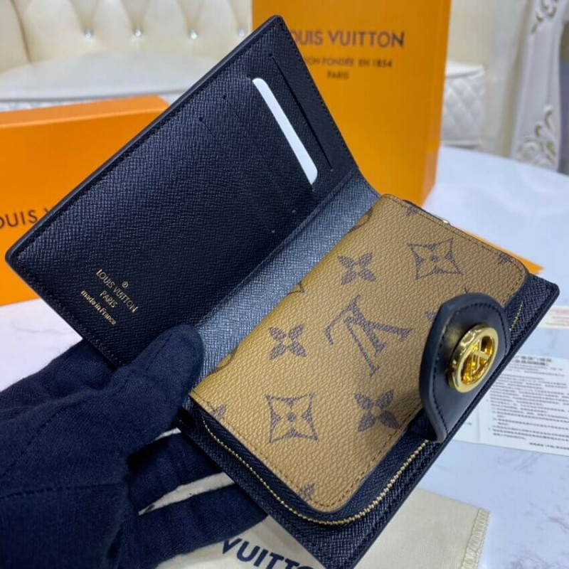 Clémence Wallet Reverse Monogram, Louis Vuitton