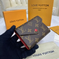 Louis Vuitton Monogram Canvas Victorine Wallet Red