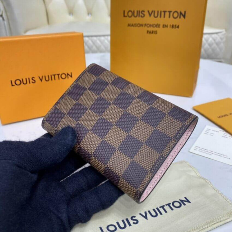 Replica Louis Vuitton Victorine Wallet Damier Ebene N41659 BLV937