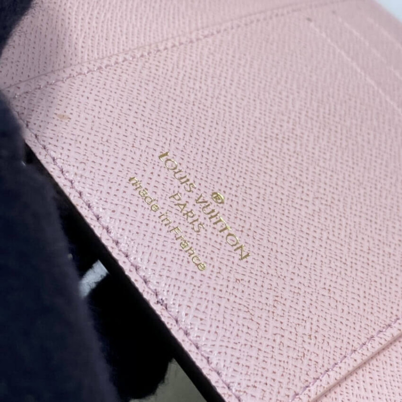 Shop Louis Vuitton DAMIER 【LOUIS VUITTON】VICTORINE WALLET Damier Ebene  N61700 by Belleplume