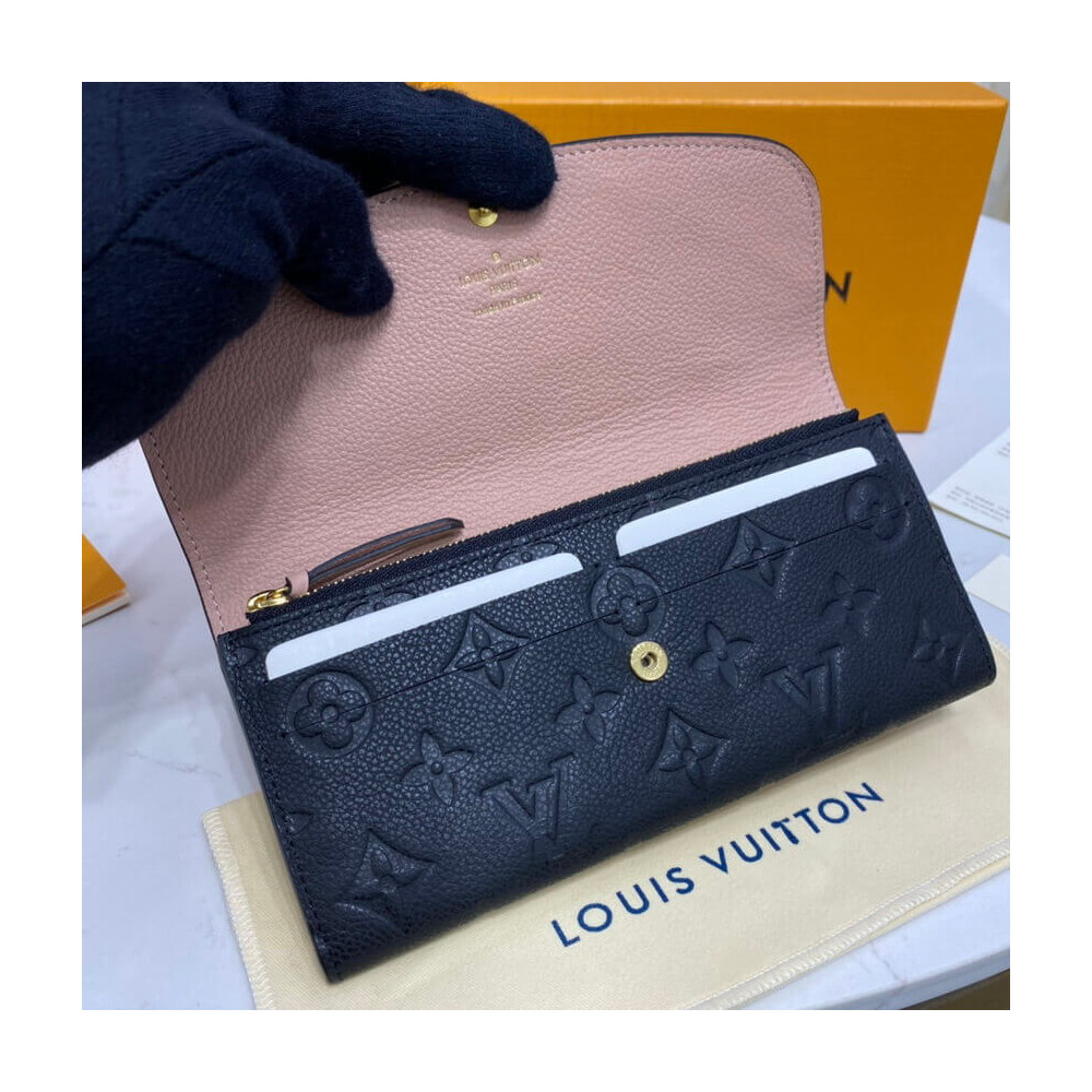 Louis Vuitton Monogram Empreinte Emilie Wallet (SHG-37400) – LuxeDH