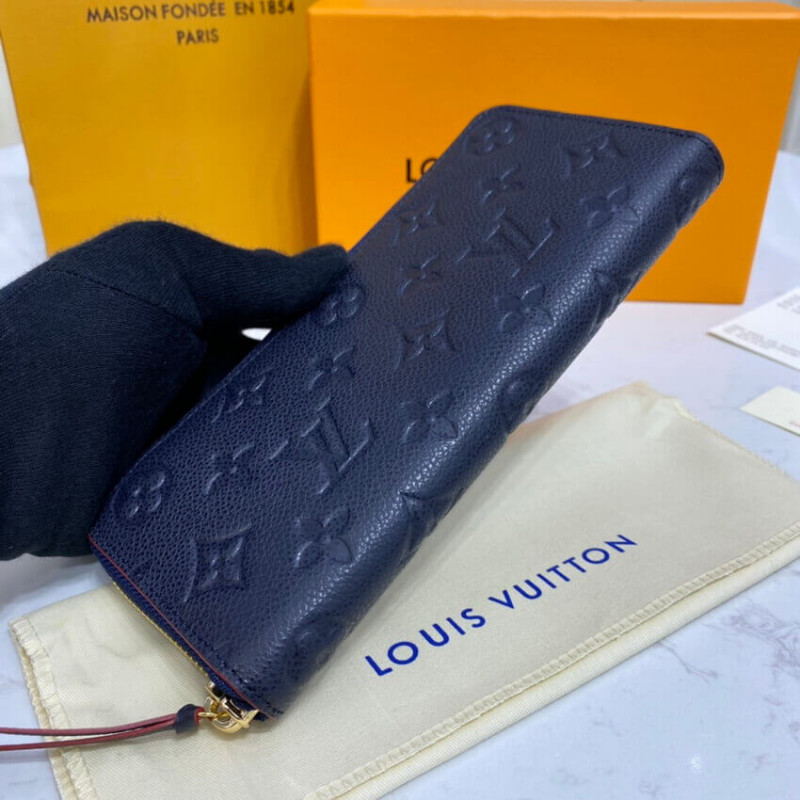 Clémence Wallet Monogram Empreinte Leather - Women - Small Leather Goods