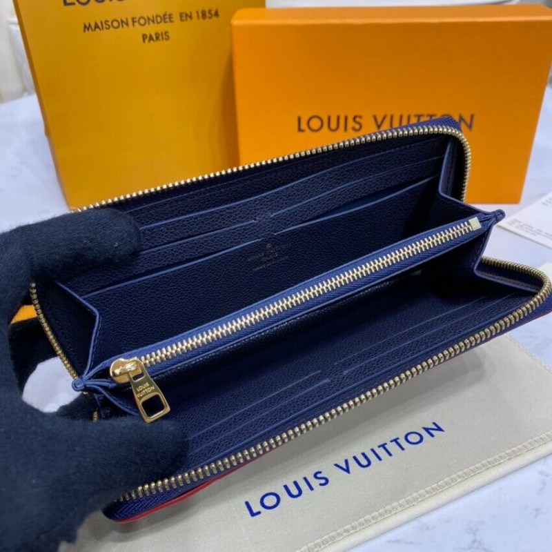 Louis Vuitton MONOGRAM EMPREINTE Clémence wallet (M69415)