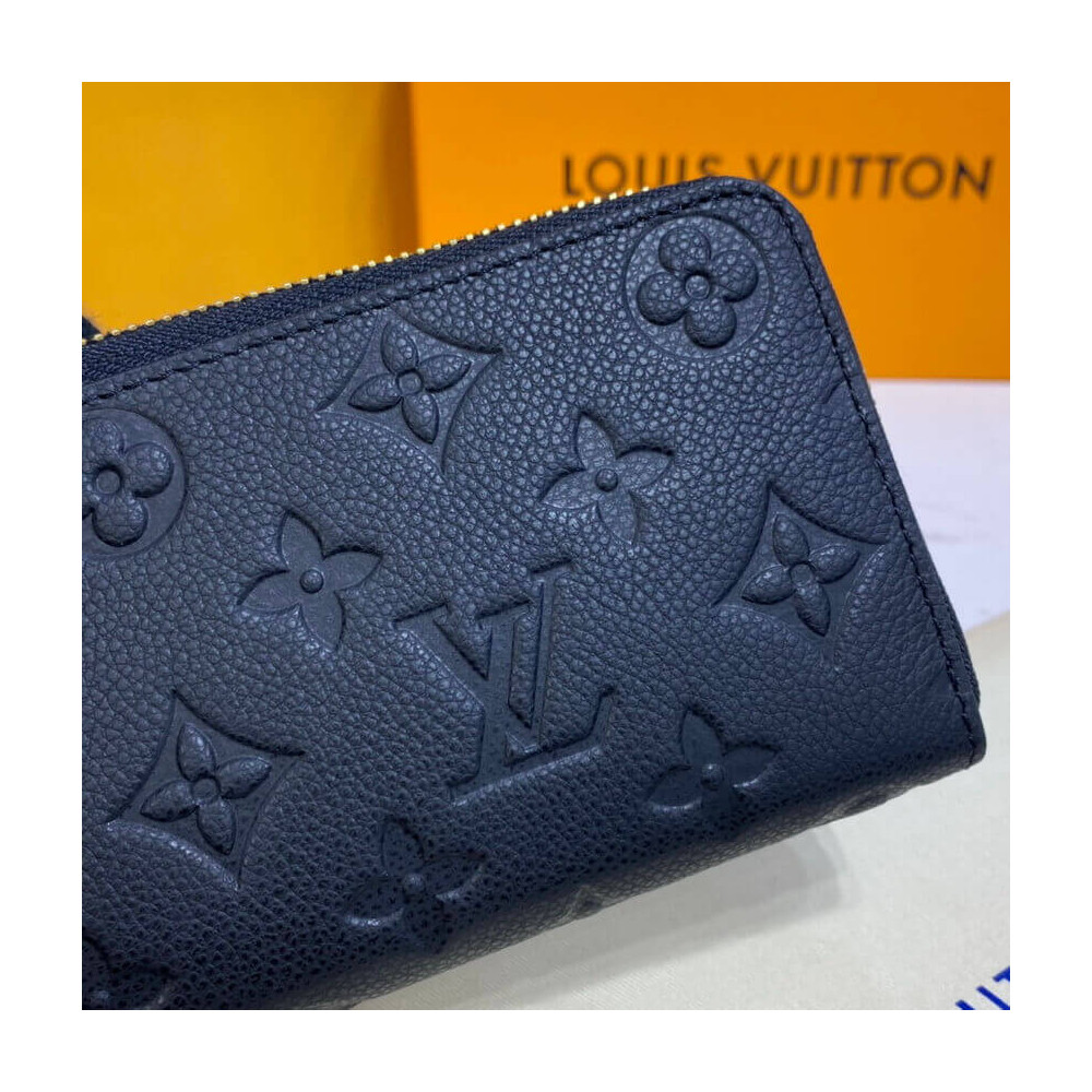 Louis Vuitton MONOGRAM EMPREINTE Clémence wallet (M69415, M60171)