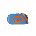 Gucci Interlocking G Mini Bag in Blue Leather