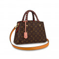 Louis Vuitton Montaigne BB Bag With Braided Handle Monogram