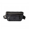 Gucci Belt Bag with Interlocking G in Black GG Supreme