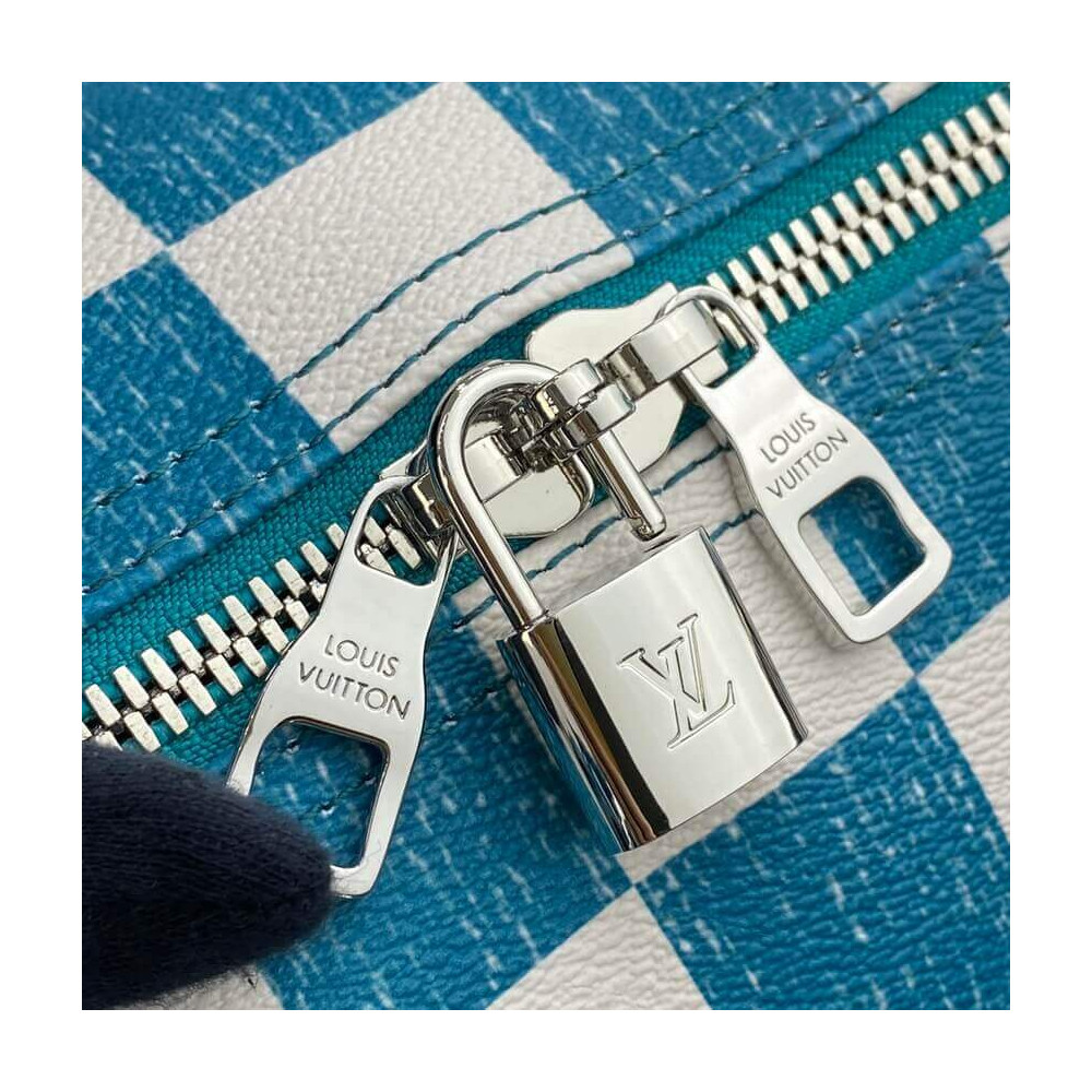 N80404 Louis Vuitton Damier Checkerboard Keepall Bandoulière 45 Bag