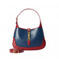 Gucci Jackie 1961 Small Shoulder Bag in Navy Leather