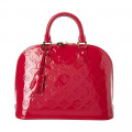 Louis Vuitton Monogram Vernis Leather Alma PM Red