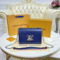 Louis Vuitton Epi Leather Twist MM Navy Blue/Red