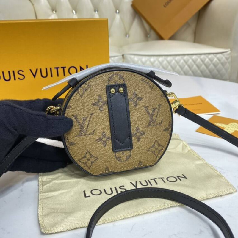 Túi Nữ Louis Vuitton Mini Boite Chapeau Reverse Canvas 'Black' M68276 –  LUXITY
