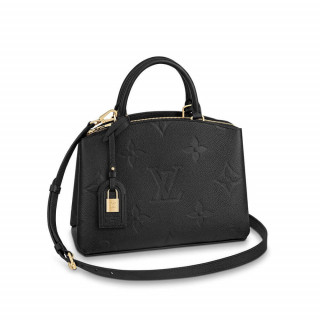 Louis Vuitton Monogram Empreinte Leather Petit Palais Black
