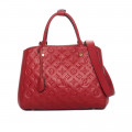 Louis Vuitton Monogram Empreinte Leather Montaigne MM Red