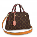 Louis Vuitton Montaigne MM Bag With Braided Handle Monogram