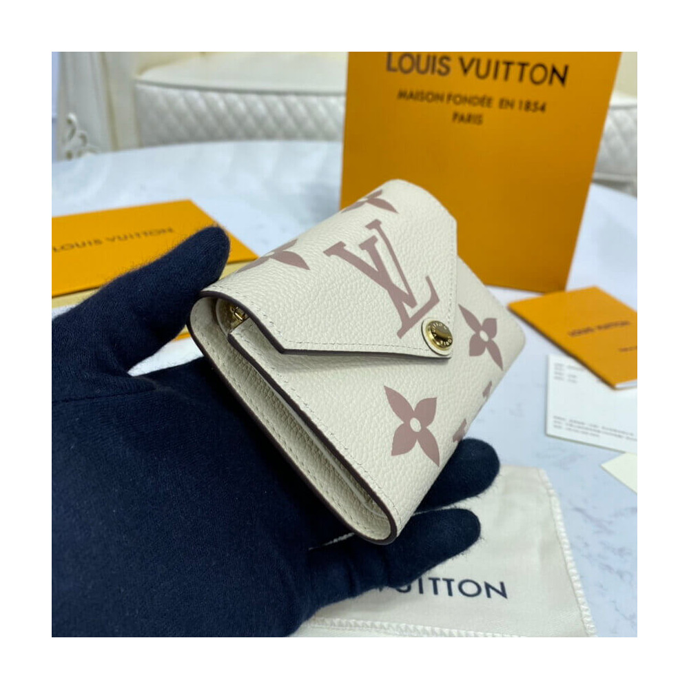Louis Vuitton® Victorine Wallet Dove/cream. Size in 2023