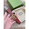 Gucci GG 20mm Belt with Double G Buckle