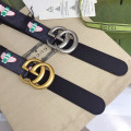 Gucci GG Marmont Thin Belt With Bees