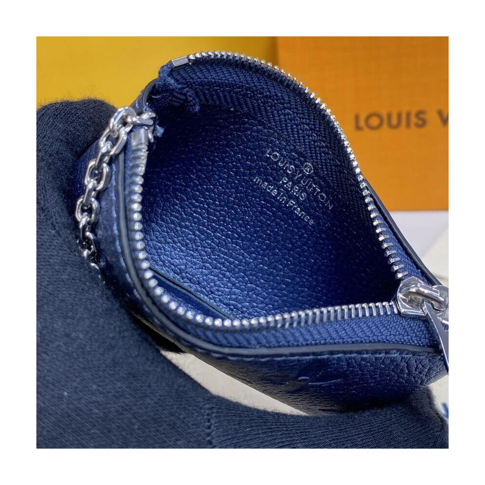 LV LV Women Félicie Pochette Bag in Monogram Empreinte Leather Navy in 2023