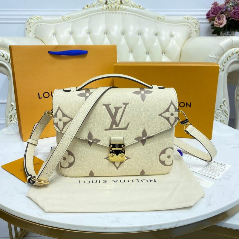 Louis Vuitton Pochette Métis East West Cream Monogram Empreinte
