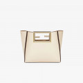 Fendi White Leather Small Way Bag