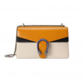 Gucci Dionysus Small Shoulder Bag Orange White Leather