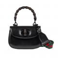Gucci Small Top Handle Bag with Bamboo Black
