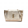 Saint Laurent Nolita Mini Leather Shoulder Bag Champagne Gold