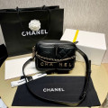 Chanel Calfskin Leather Camera Case Black