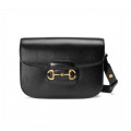 Gucci Horsebit 1955 Shoulder Bag In Black Leather