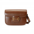 Gucci Horsebit 1955 Shoulder Bag In Brown Leather