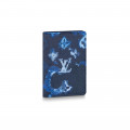 Louis Vuitton Monogram Pattern Pocket Organizer Blue