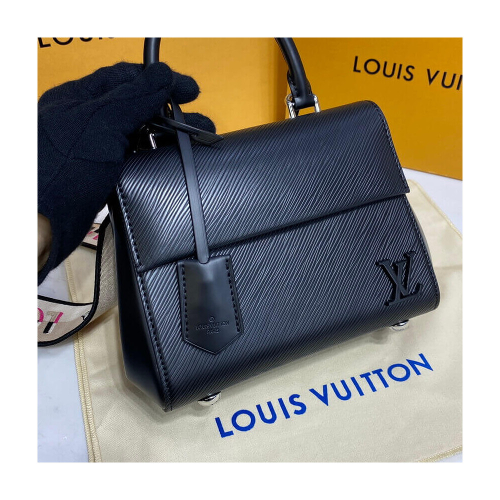 Review + Modshot túi Louis Vuitton CLUNY MINI M58931 Epi leather màu vàng  siêu xinh 