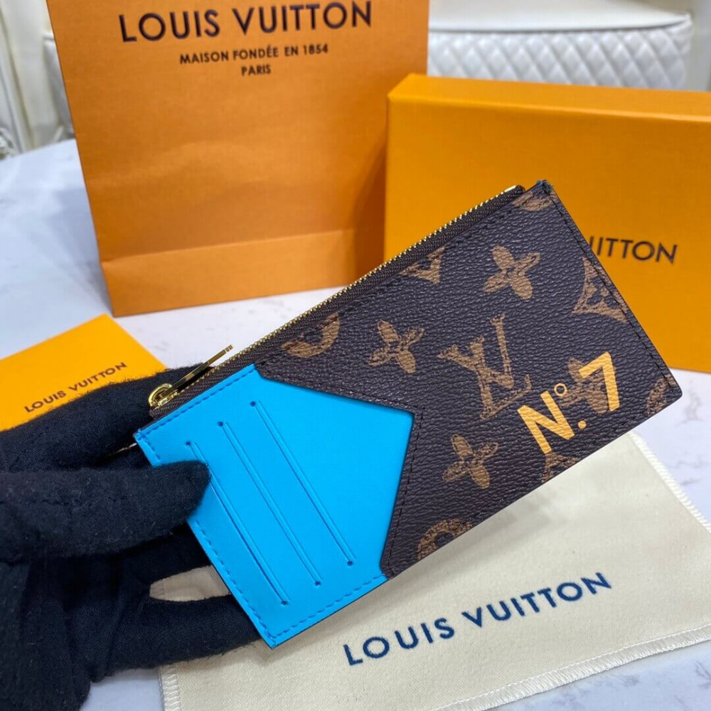 Louis Vuitton Virgil Abloh x Nigo Monogram Strap Porte Cartes Card Holder  1130lv24