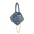 Louis Vuitton Denim Jacquard Textil Square Bag