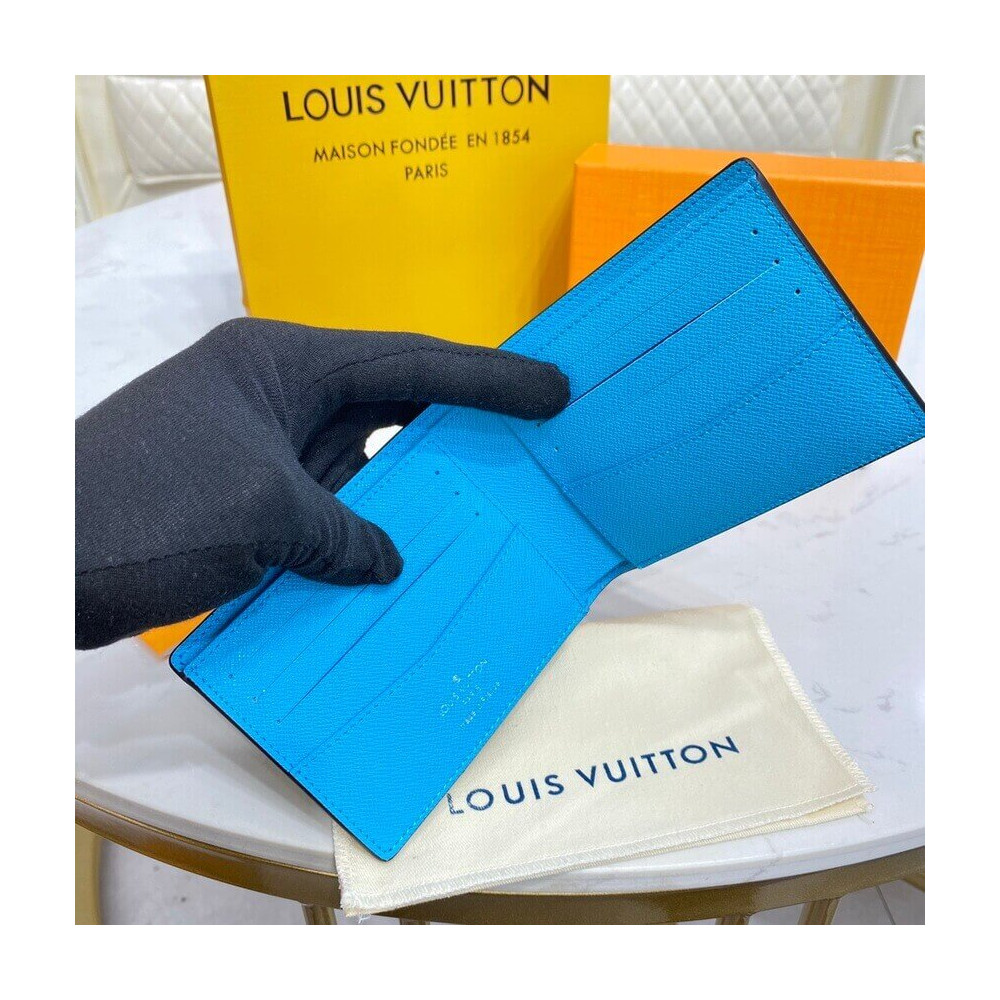 Shop Louis Vuitton DAMIER GRAPHITE 2021-22FW Slender wallet (N63261,  N64033) by attrayant