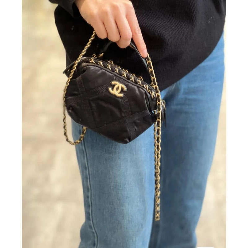 Túi Nữ Chanel Clutch With Chain Patent 'Black AP3154-B09940-94305